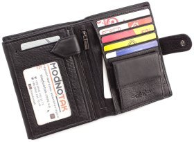 Мужской вертикальный кошелек под документы и карточки H.T Leather (16757)