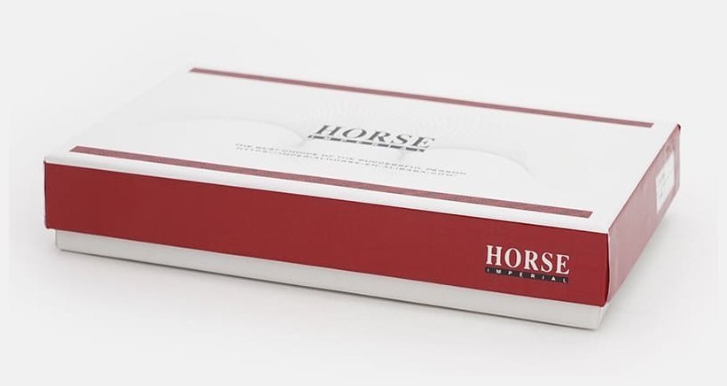 Женский кошелек из натуральной кожи с клапаном на кнопке Horse Imperial 109891 бежевого цвета modnotak фото №6