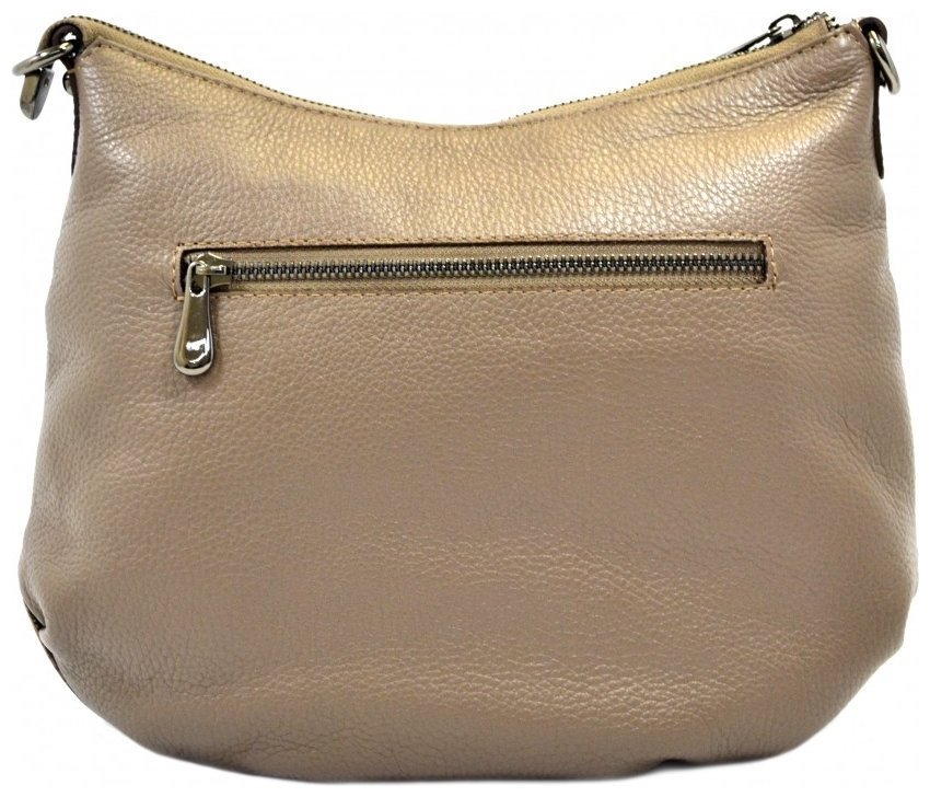 Вместительная женская сумка из натуральной кожи Desisan 81192 Бежевая modnotak фото №2