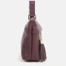 Марсалова жіноча шкіряна сумка-кроссбоді на плече Keizer 71692 - 4