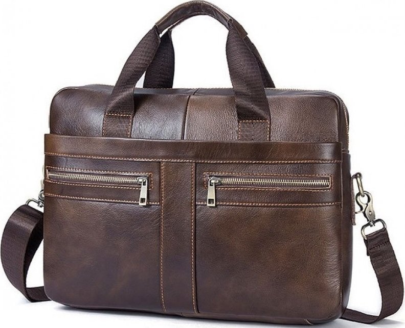 Стильная мужская деловая сумка под ноутбук и бумаги А4 формата VINTAGE STYLE (14626) modnotak фото №1