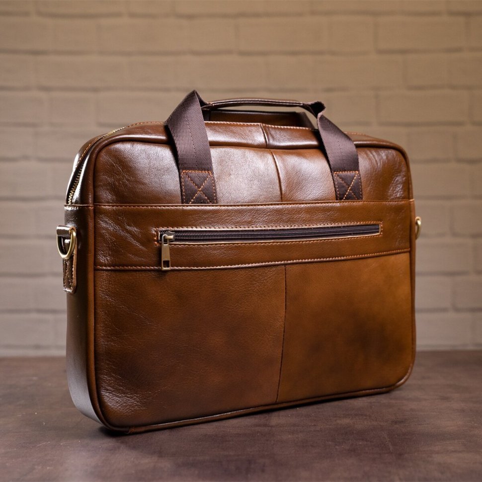Стильная мужская деловая сумка под ноутбук и бумаги А4 формата VINTAGE STYLE (14626) modnotak фото №5