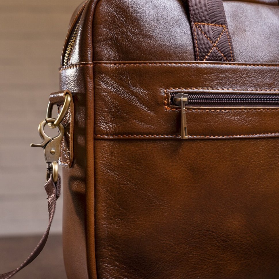 Стильная мужская деловая сумка под ноутбук и бумаги А4 формата VINTAGE STYLE (14626) modnotak фото №7