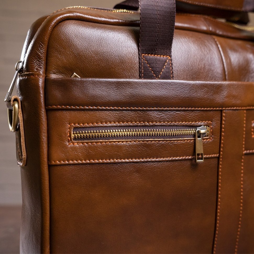 Стильная мужская деловая сумка под ноутбук и бумаги А4 формата VINTAGE STYLE (14626) modnotak фото №9