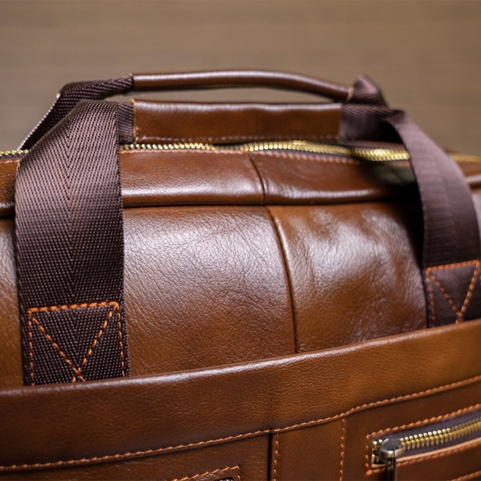 Стильная мужская деловая сумка под ноутбук и бумаги А4 формата VINTAGE STYLE (14626) modnotak фото №10