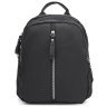 Чорний жіночий текстильний рюкзак середнього розміру на дві блискавки Monsen 71792 - 1