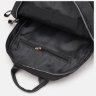 Чорний жіночий текстильний рюкзак середнього розміру на дві блискавки Monsen 71792 - 5