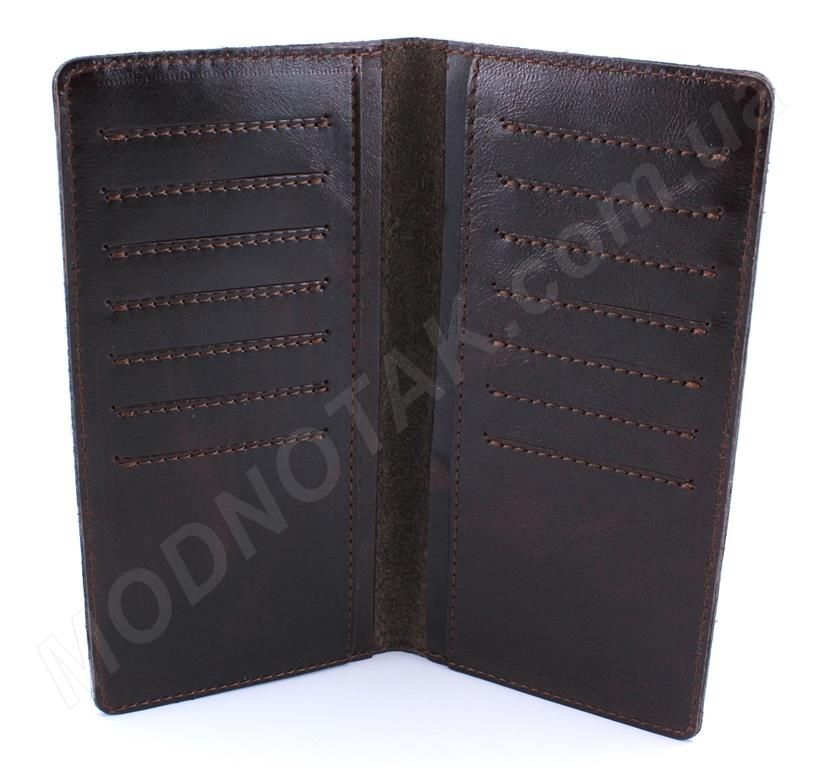 Купюрник шкіряний коричневого кольору - ST Leather (18005)