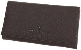 Женский кошелек коричневого цвета из кожи флотар Vip Collection 102492