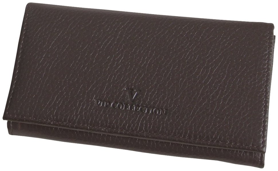 Женский кошелек коричневого цвета из кожи флотар Vip Collection 102492 modnotak фото №1