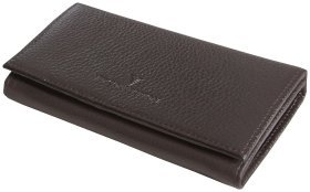 Женский кошелек коричневого цвета из кожи флотар Vip Collection 102492