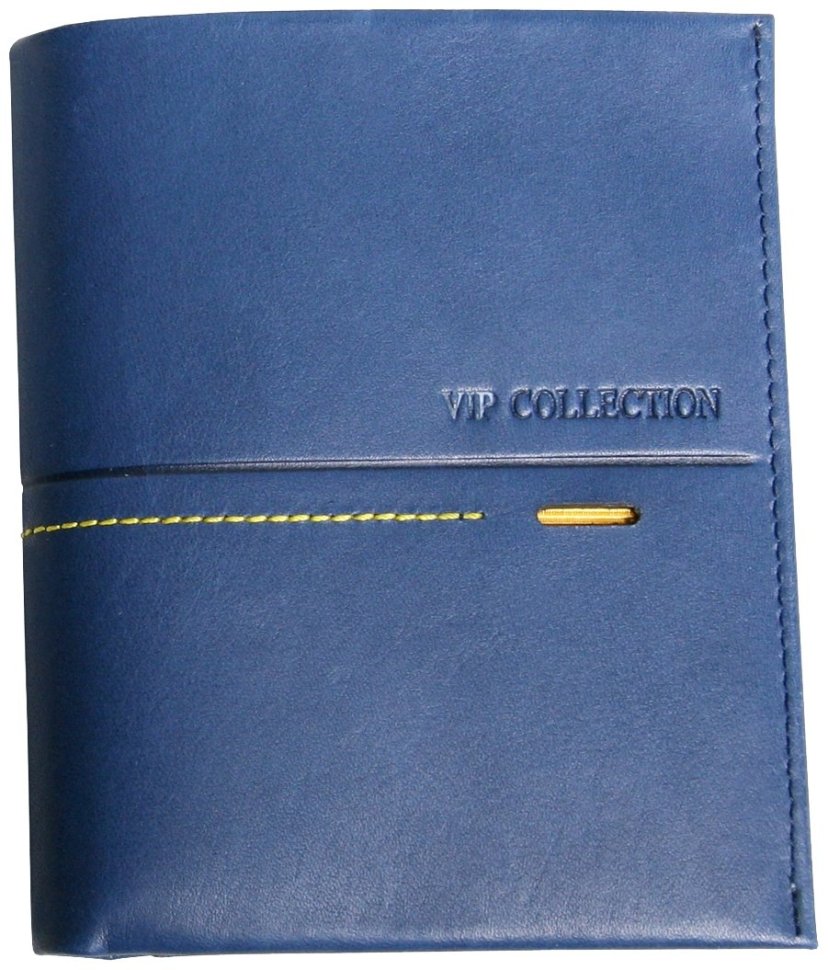 Чоловічий шкіряний гаманець Beverly Hills без застібки Vip Collection 102592 (синій) фото №1 Чоловічий шкіряний гаманець Beverly Hills без застібки Vip Collection 102592 (синій) modnotak фото №1