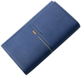 Женский кошелек Beverly Hills синего цвета из натуральной кожи Vip Collection 102692