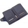 Мужское портмоне синего цвета из винтажной кожи Tony Bellucci (10549) - 4