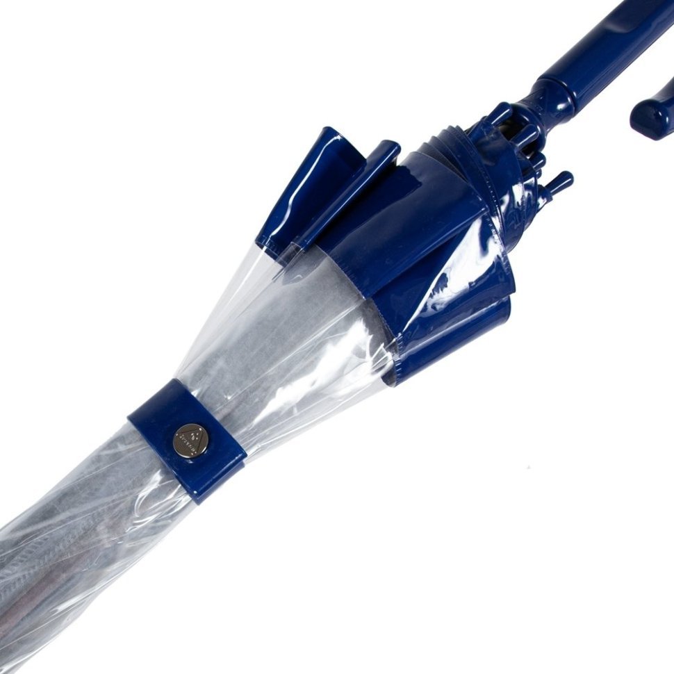 Зонт-трость женский Fulton Birdcage-1 L041 Navy (Механика, прозрачный с синими вставками) 93792 modnotak фото №10