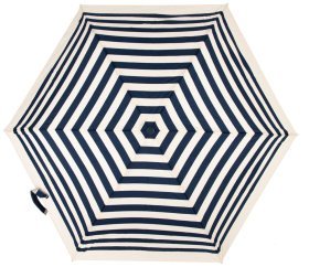 Женский складной зонт Incognito-6 L923 Nautical Stripe (механика, белый с синими полосами) 93992