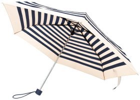 Женский складной зонт Incognito-6 L923 Nautical Stripe (механика, белый с синими полосами) 93992
