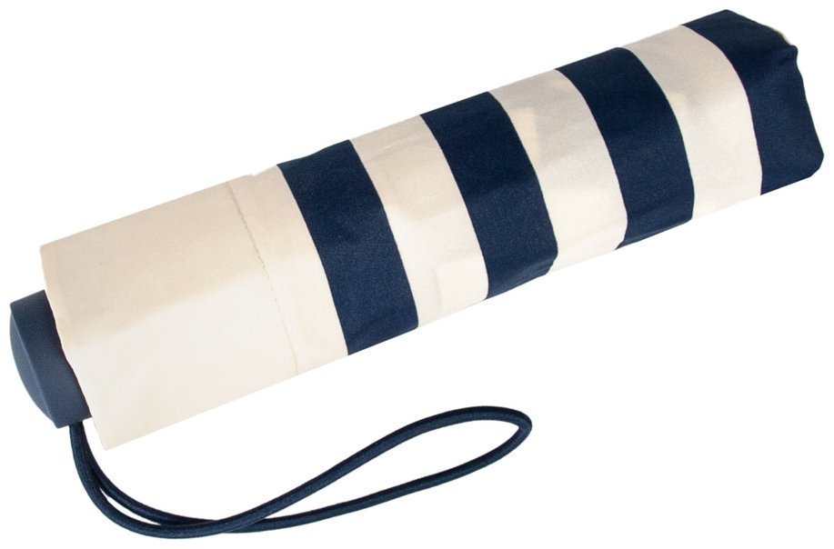 Женский складной зонт Incognito-6 L923 Nautical Stripe (механика, белый с синими полосами) 93992 modnotak фото №4