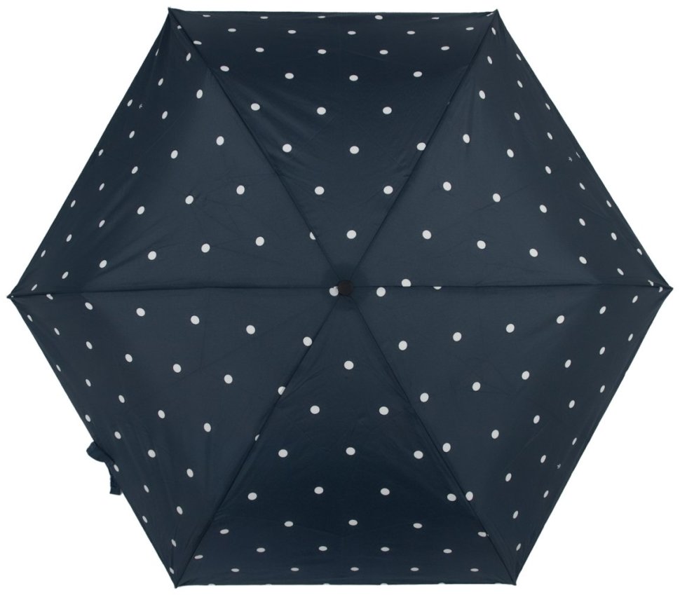 Женский зонт Fulton L553-041246 Superslim-2 Polka Dot (Черный в горошек, механика) 94292 modnotak фото №5