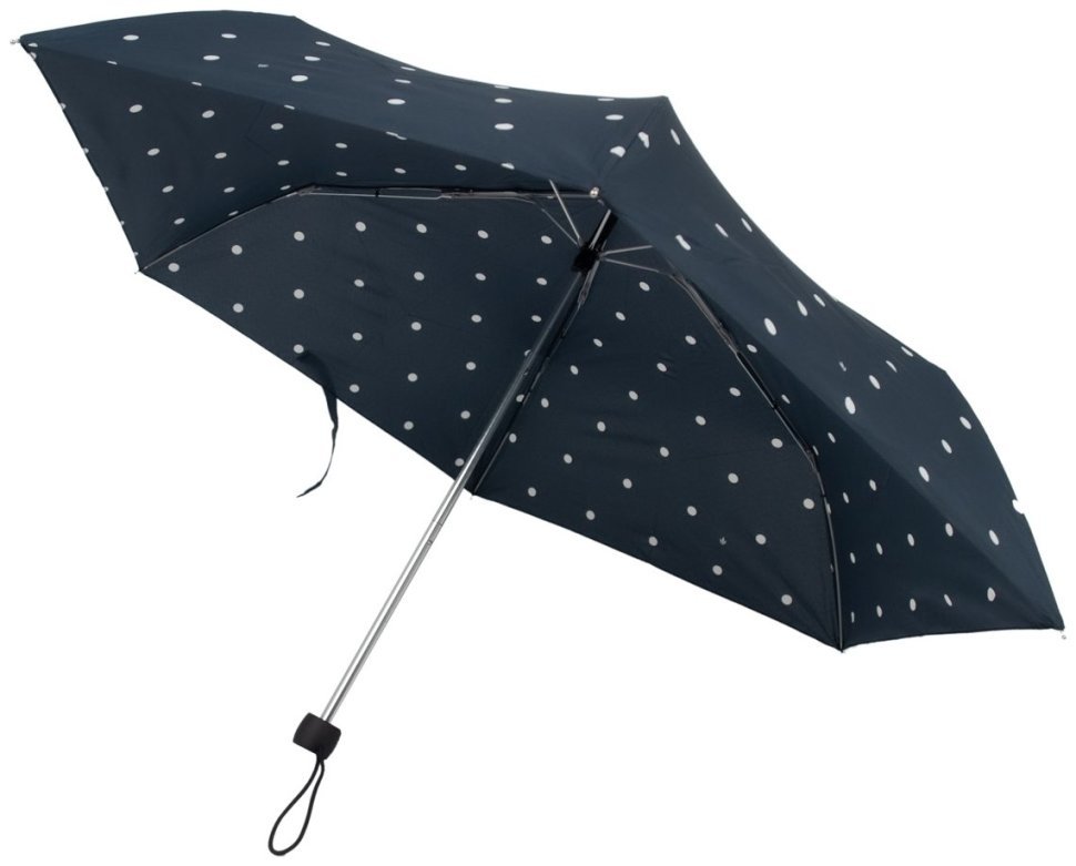 Женский зонт Fulton L553-041246 Superslim-2 Polka Dot (Черный в горошек, механика) 94292 modnotak фото №6