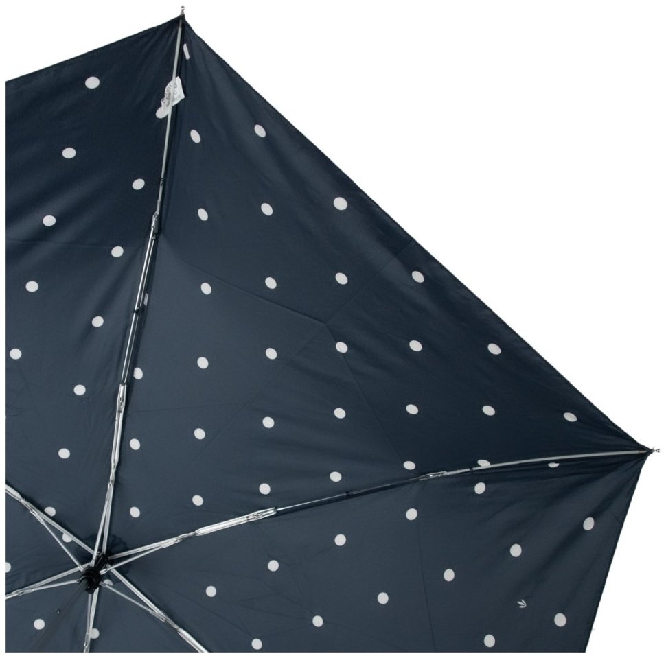 Женский зонт Fulton L553-041246 Superslim-2 Polka Dot (Черный в горошек, механика) 94292 modnotak фото №9