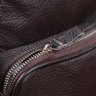 Мужская сумка из натуральной кожи коричневого цвета в маленьком размере SHVIGEL (00899) - 10