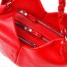 Червона повсякденна жіноча сумка на плече великого розміру зі шкіри флотар KARYA (2420878) - 8