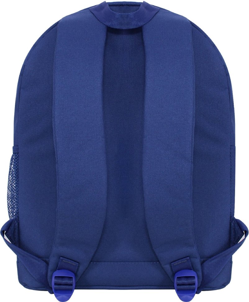 Молодежный рюкзак синего цвета из текстиля с принтом Bagland (55492)