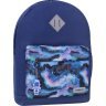 Рюкзак синего цвета из текстиля с принтом космоса Bagland (55592) - 1