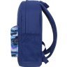 Рюкзак синего цвета из текстиля с принтом космоса Bagland (55592) - 2
