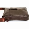 Шкіряна наплічна сумка коричневого кольору VATTO (11933) - 2