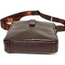 Шкіряна наплічна сумка коричневого кольору VATTO (11933) - 8