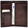 Мужской купюрник из натуральной фактурной кожи Desisan 106792 без застежки коричневого цвета фото №3 Мужской купюрник из натуральной фактурной кожи Desisan 106792 без застежки коричневого цвета modnotak фото - 3