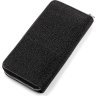 Чорний гаманець-клатч з натуральної шкіри морського ската на блискавки STINGRAY LEATHER (024-18043) - 2