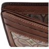 Добротное мужское портмоне из натуральной кожи коричневого цвета с монетницей Visconti Henry 77392 - 2