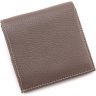 Шкіряний жіночий гаманець невеликого розміру в кольорі тауп Karya 67492 - 4