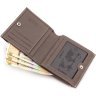 Шкіряний жіночий гаманець невеликого розміру в кольорі тауп Karya 67492 - 7