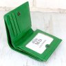 Яскравий зелений жіночий гаманець зі шкірозамінника на кнопці MD Leather (21540) - 3