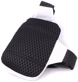 Компактная текстильная слинг-сумка белого цвета для путешествий Vintage 2422867