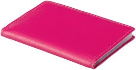 Рожева жіноча візитниця з натуральної шкіри Visconti 68792