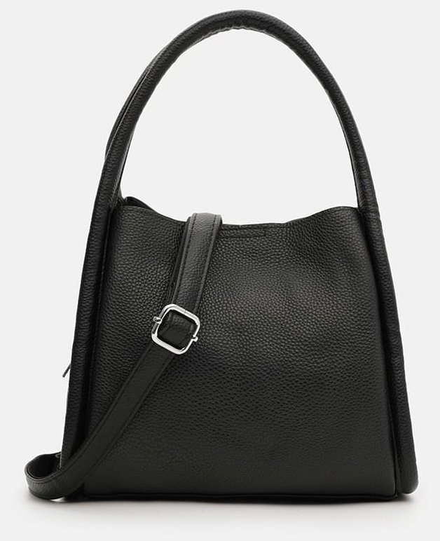 Кожаная женская сумка через плечо на каждый день Borsa Leather 108892 modnotak фото №2