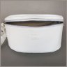 Біла поясна жіноча сумка з натуральної високоякісної шкіри BlankNote Explorer S 78992 - 2