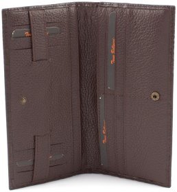 Коричневий купюрник з якісної шкіри під крокодила Tony Bellucci (12445)