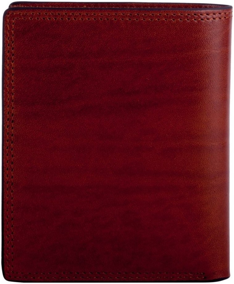 Мужское портмоне вертикального типа из натуральной кожи коричневого цвета Smith&Canova Cartera 69692