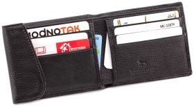 Компактний шкіряний гаманець на магніті Marco Coverna (16801)