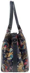 Кожаная женская сумка из натуральной кожи с узорами Desisan 80393