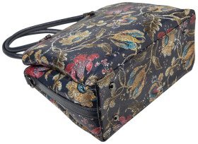 Кожаная женская сумка из натуральной кожи с узорами Desisan 80393