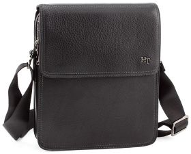 Повседневная мужская сумка из фактурной кожи H.T. Leather (10477)