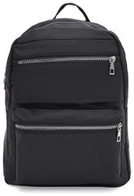 Місткий жіночий міський рюкзак з чорного текстилю Monsen 71793