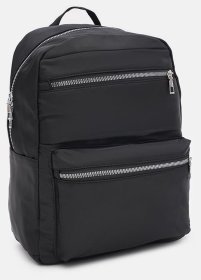 Місткий жіночий міський рюкзак з чорного текстилю Monsen 71793